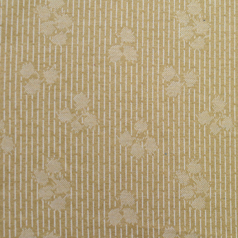 Orange Vertical-Stripe Jacquard, Poly-Viscose