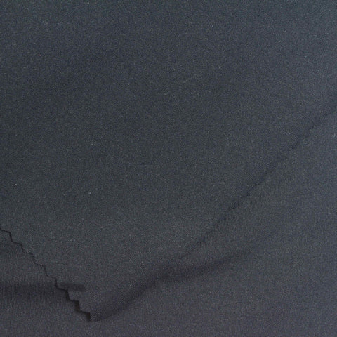 Brushed Nylon Stretch Interlock Knit Fabric, 210 gsm, 120 cm — Navy