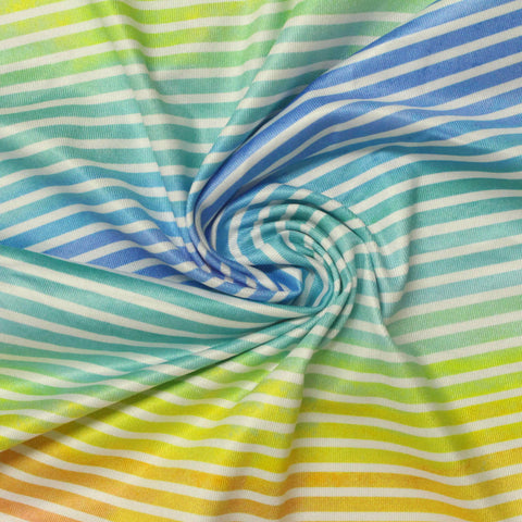 Blue Stripes Knit, Polyester