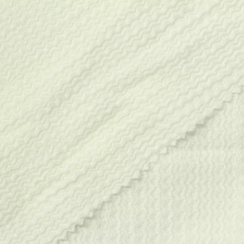 White Tone-on-Tone Crepe, Polyester, 155 gsm