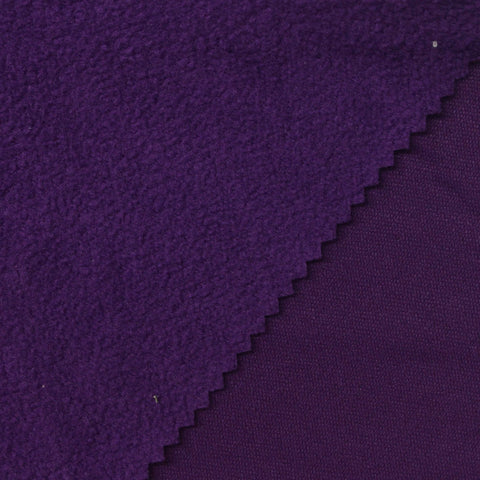 100% Polyester Fleece Fabric, 260 gsm, 175 cm — Purple