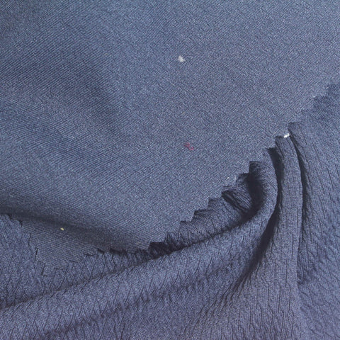Blue Tone-on-Tone Interlock Knit, Polyester, 230 gsm