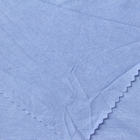 Viscose Stretch Jersey Knit Fabric, 150 gsm — Blue