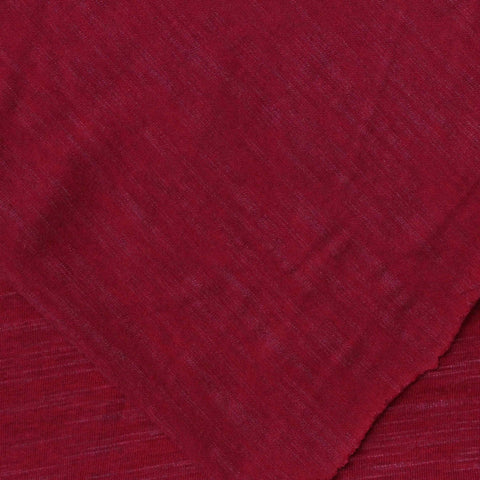 Red Marl Jersey Knit, Cotton-Poly, 160 gsm, 162 cm