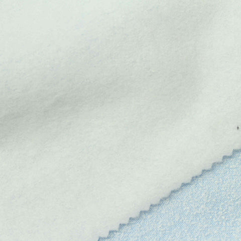 Light Blue Marl Scuba Knit, Viscose-Poly