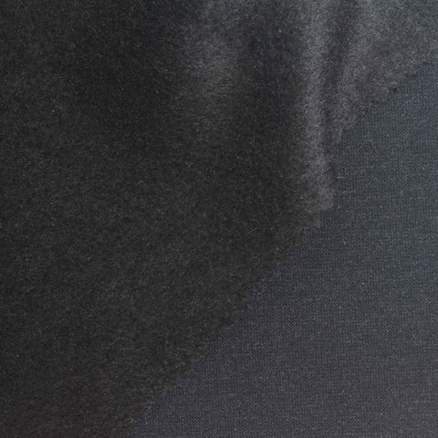 Polyester Cotton Stretch Velvet Fabric, 310 gsm, 170 cm — Grey