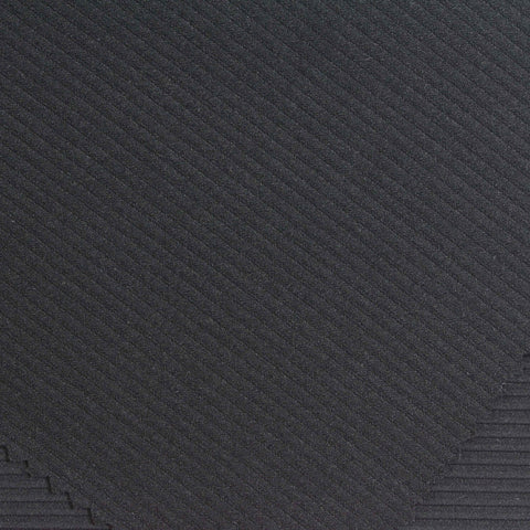 Black Textured Interlock Knit, Nylon-Spandex