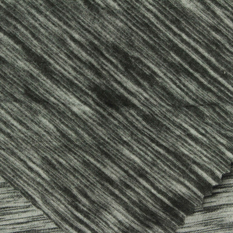 Dark Grey Marl Jersey Knit, Polyester, 180 gsm