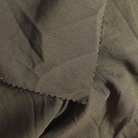 Polyester Viscose Stretch Woven Fabric, 234 gsm — Green