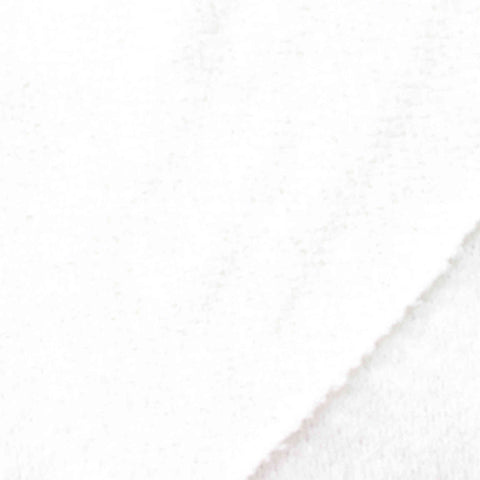 Polyester Stretch Chunky Knit Fabric, 289 gsm, 165 cm — White