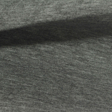 Heather Grey Marl Scuba Knit, Poly-Viscose
