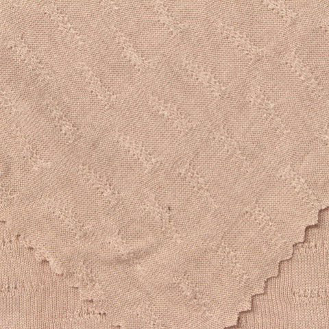 Beige Dash Jacquard, Viscose-Poly