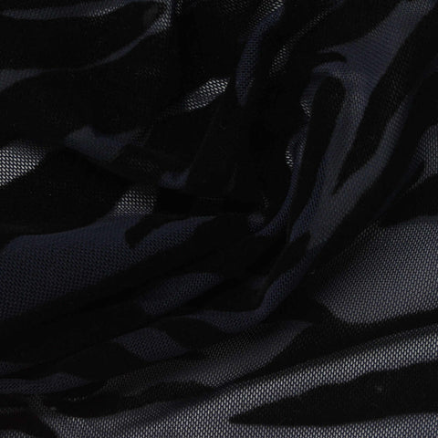 Black Zebra Mesh, Nylon