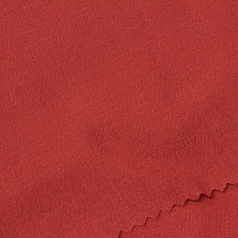 100% Viscose Crepe Fabric, 120 gsm — Red