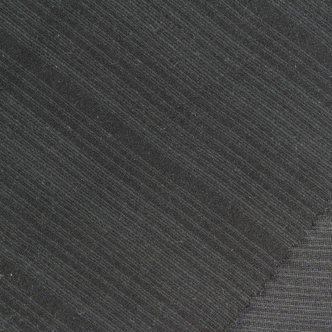 Heather Grey Stripe Jersey Knit, Polyester