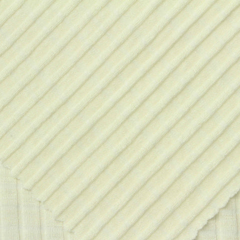Viscose Stretch Rib Knit Fabric, 280 gsm, 130 cm — Beige