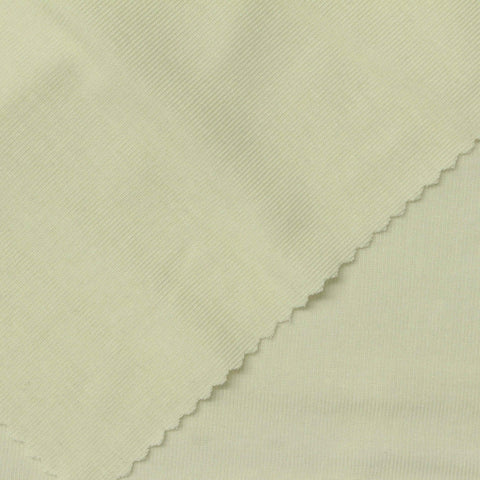 Tencel Lyocell Acetate Stretch Rib Knit Fabric, 170 gsm, 155 cm — Green