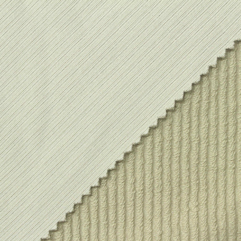 Cotton Polyester French Terry Fabric, 310 gsm, 158 cm — Khaki