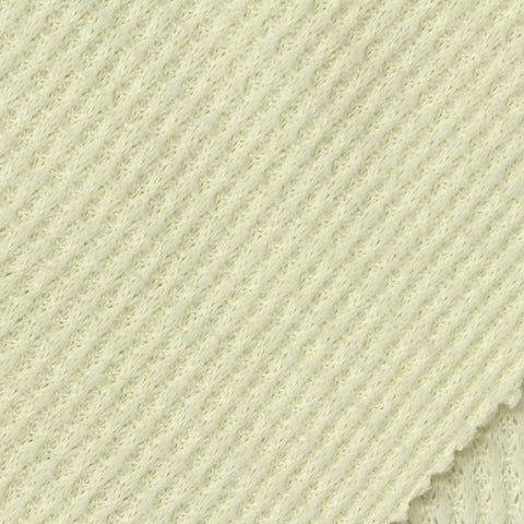 Polyester Stretch Waffle Knit Fabric, 167 gsm, 156 cm — Yellow