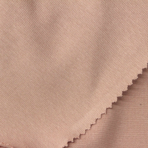 Dusty Rose Ribbed Rib Knit, Cotton