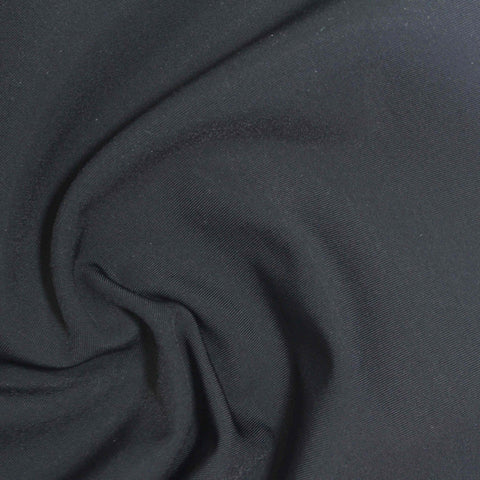 Polyester Nylon Stretch Knit Fabric, 320 gsm, 155 cm — Navy