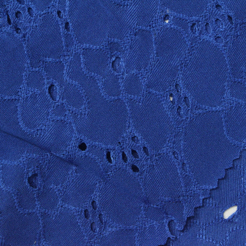 Blue Textured Jacquard, Polyester, 200 gsm