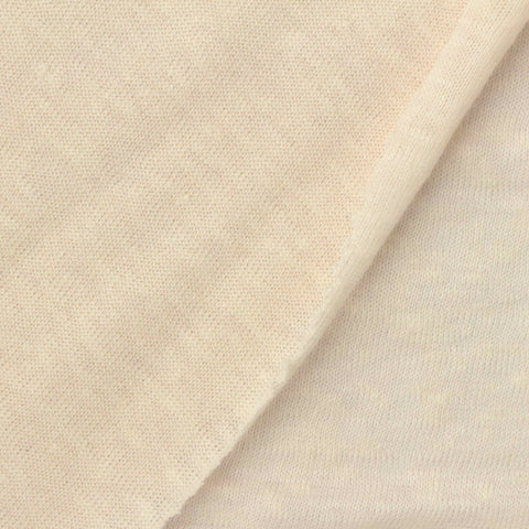 Cream Jersey Knit, Linen