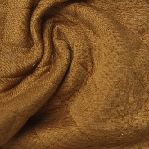 Brown Diamond Jacquard, Poly-Cotton