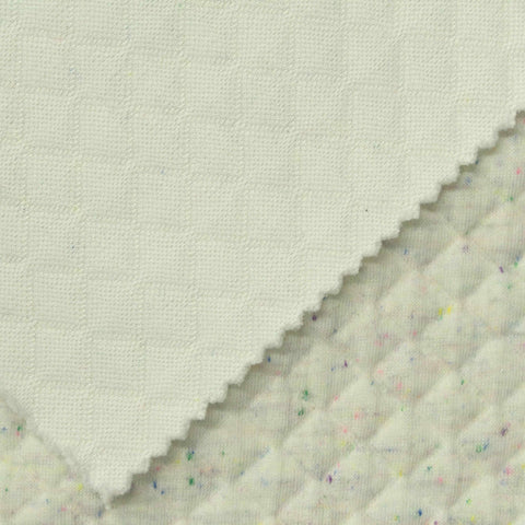 White Diamond Jacquard, Polyester, 280 gsm