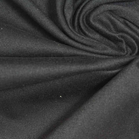 Brushed Polyester Stretch Milk Silk Knit Fabric, 180 gsm, 170 cm — Grey, ref EF-249366