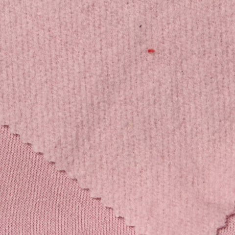 Pink Heather French Terry, Poly-Cotton