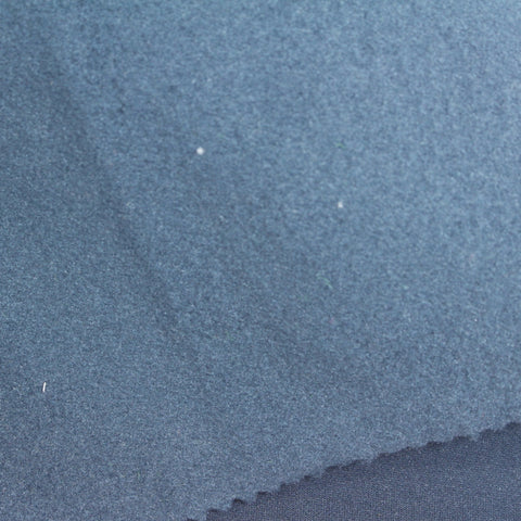 Brushed 100% Polyester Knit Fabric, 300 gsm, 158 cm — Navy