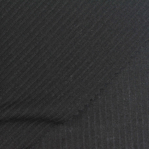 Black Rib Knit, Polyester