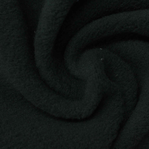 Black Brushed Fleece, Polyester