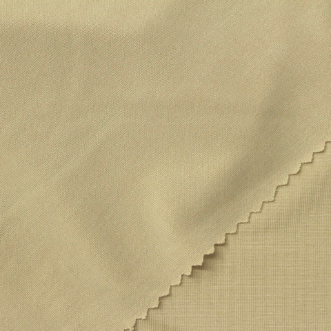 Tencel Lyocell Polyester Stretch Jersey Knit Fabric, 190 gsm, 170 cm — Khaki, ref EF-274535