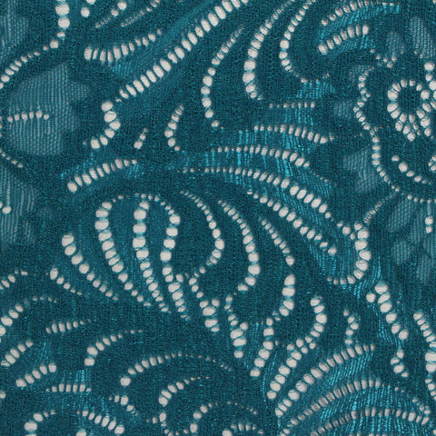 100% Polyester Lace Fabric, 145 gsm, 150 cm — Green