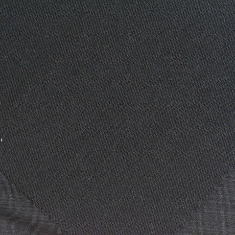 Heather Polyester Stretch French Terry Fabric, 240 gsm, 155 cm — Grey