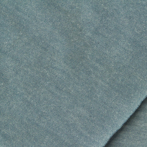 Heathered Blue-Green Marl Jersey Knit