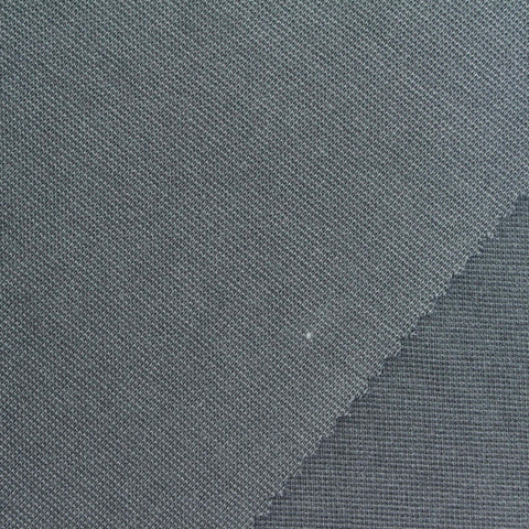 Polyester Stretch Rib Knit Fabric, 360 gsm, 200 cm — Grey