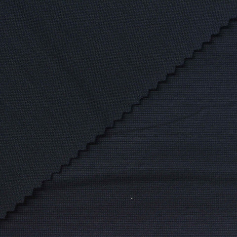 Modal Polyester Knit Fabric, 338 gsm, 150 cm — Navy