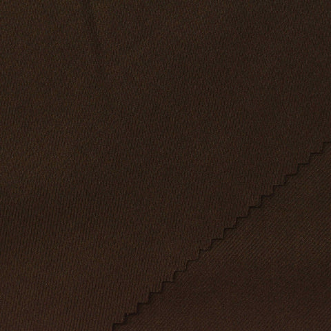 Dark Brown Twill, Poly-Viscose