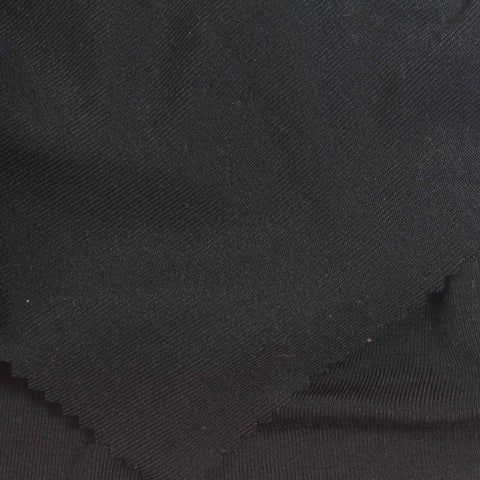 Black Rib Knit, Polyester