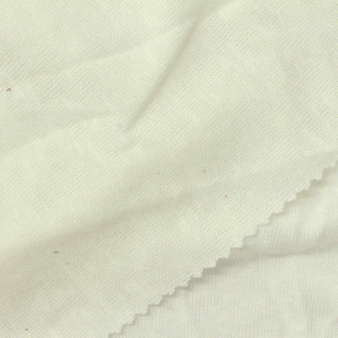 Off-White Jersey Knit, Poly-Viscose