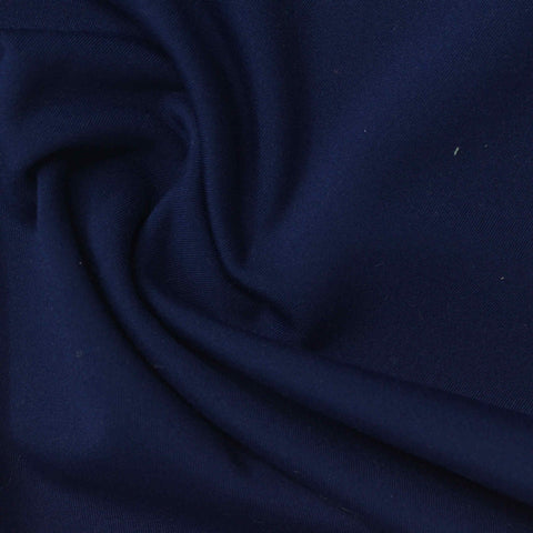 Polyester Stretch Fleece Fabric, 223 gsm, 156 cm — Navy