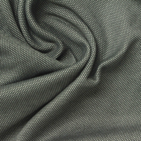 Dark Grey Marl Interlock Knit, Cotton-Modal