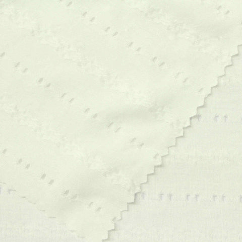 Cream Tone-on-Tone Jacquard, Poly-Viscose
