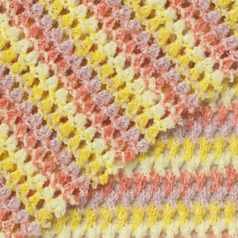 Yellow Horizontal-Stripe Jacquard, Polyester