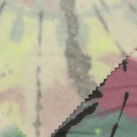 Pink Abstract Jacquard, Polyester, 220 gsm