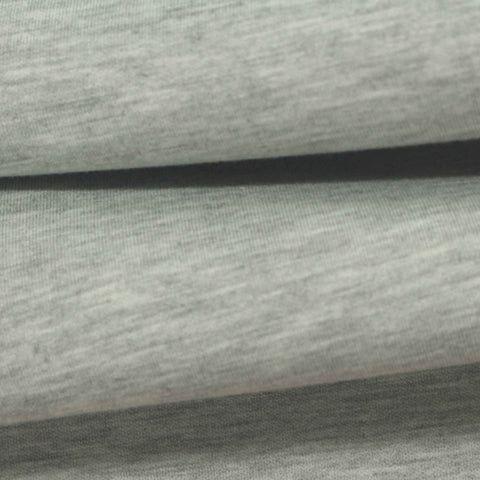 Grey Heather Scuba Knit, Poly-Viscose