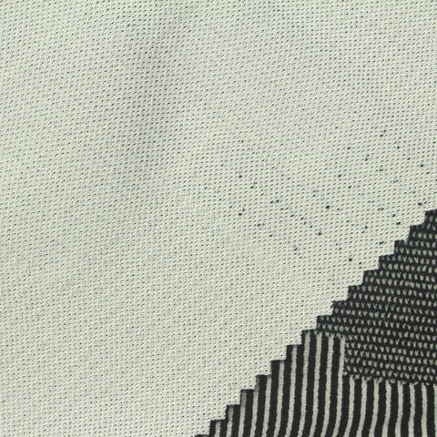 Black Stripes Interlock Knit, Polyester